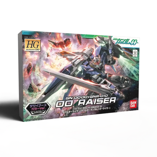 HG 1/144 00 Raiser (00 Gundam + 0 Raiser) Designer's Color Ver. – Mobile Suit Gundam 00 Modellbausatz