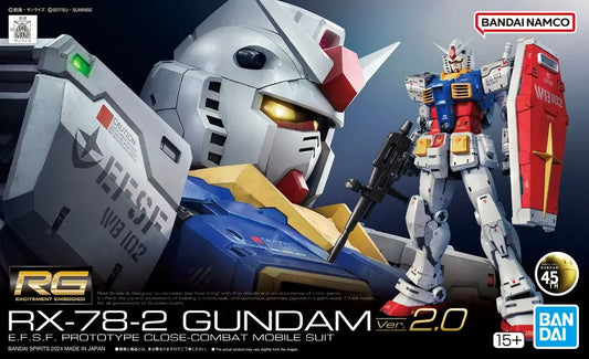 RG 1/144 RX‑78‑2 Gundam Ver. 2.0 – Real Grade Modellbausatz